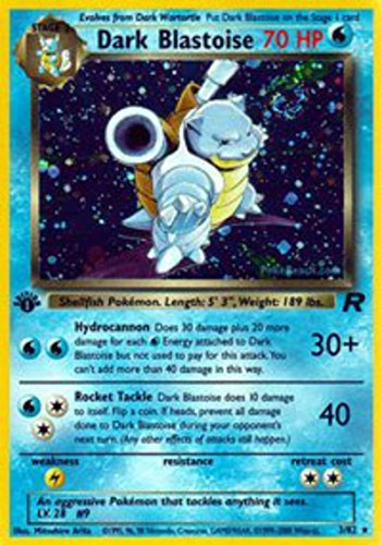 わるいカメックス ロケット団 Dark Blastoise Team Pokemon - Dark Blastoise (3) - Team Rocket - Holo - 1st Edition